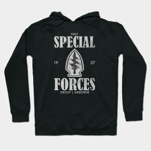 1st Special Forces Group (Airborne) (distressed) Hoodie